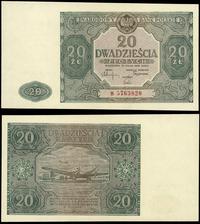 20 złotych 15.05.1946, seria B, numeracja 576382