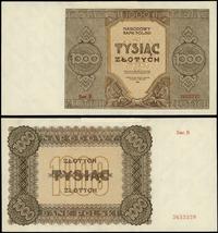 1.000 złotych 1945, seria B, numeracja 3653320, 