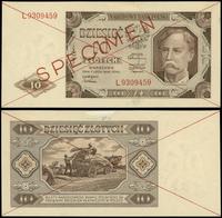 10 złotych 1.07.1948, seria L, numeracja 9309459