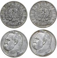 zestaw: 2 x 10 złotych 1935 i 1936, Warszawa , J