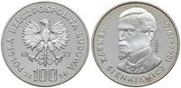 100 złotych 1977, Warszawa, Henryk Sienkiewicz /
