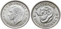 szyling 1943 S, Sydney, srebro 5.66 g, KM 39