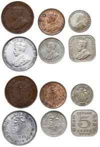 zestaw: 1/2 centa 1912, 1 cent 1925, 5 centów 19