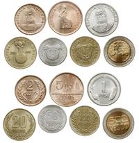 zestaw: 1 peso 1979, 2 pesos 1979, 5 pesos 1980.