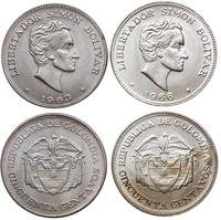 Kolumbia, zestaw: 2 x 50 centavos, 1963 i 1966