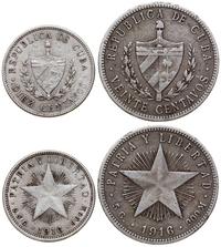 zestaw: 10 i 20 centavos 1916, 10 centavos - bar