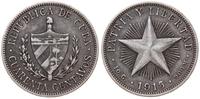 40 centavos 1915, srebro, ciemna patyna, KM 14.1