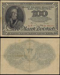 100 marek polskich 15.02.1919, seria P 893333, z