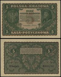 5 marek polskich 23.08.1919, seria II-L 631734, 