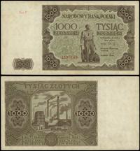 1.000 złotych 15.07.1947, seria F 4593169, parok