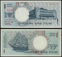 1 złoty 1.03.1990, seria B, numeracja 3004315, b