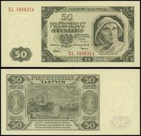50 złotych 1.07.1948, seria EL 7606314, idealny 
