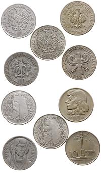 Polska, zestaw monet o nominale 10 złotych