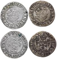zestaw: 2 x grosz 1539, 1540, Gdańsk, razem 2 sz