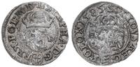 szeląg 1585, Olkusz, litery N-H przy koronie na 