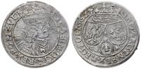 szóstak 1662 GB-A, Lwów, herb Ślepowron na awers