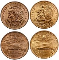 zestaw: 2 x 20 centavos 1960 i 1963, Meksyk, brą