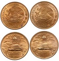 zestaw: 2 x 20 centavos 1973 i 1974, Meksyk, brą