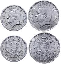 zestaw: 5 franków 1945 i 2 franki bez daty (1943