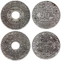 zestaw: 25 centimes bez daty (1921) i 50 centime