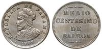 1/2 centesimo 1907, miedzionikiel, piękna, KM 6