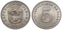 5 centesimos 1962, miedzionikiel, piękne, KM 23.