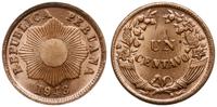 1 centavo 1948, brąz, wyśmienite, KM 211a