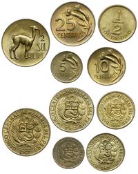 zestaw: 5, 10, 25 centavos i 1/2 sola 1967, 1/2 