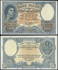 100 złotych 28.02.1919, seria B, numeracja 56131