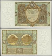50 złotych  1.10.1929, seria DL, numeracja 70401