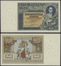 20 złotych  20.06.1931, seria DH, numeracja 6656