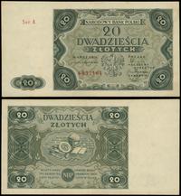 20 złotych 15.07.1947, seria A, numeracja 609216
