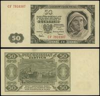 50 złotych 1.07.1948, seria CF, numeracja 791030