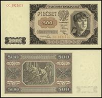 500 złotych 1.07.1948, seria CC, numeracja 69256