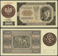 500 złotych 1.07.1948, seria CC, numeracja 89853