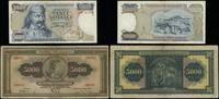 Grecja, zestaw: 2 x 5.000 drachm, 1932 i 1984