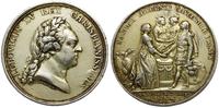 Francja, medal autorstwa Lorthiora z 1770 r. wykonany z okazji zaślubin delfina Ludwika z Marią Antoniną