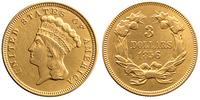 3 dolary 1856, Filadelfia, złoto 4.99 g