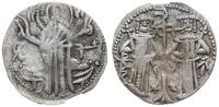 grosz 1331-1355, Aw: Chrystus siedzący na tronie