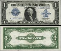 1 dolar 1923, niebieska pieczęć podpisy: Woods i