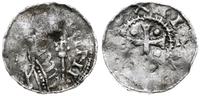 Słowianie, naśladownictwo denara Knuta typu short cross, ale z popiersiem w prawo, po 1029