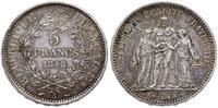 5 franków 1848/A, Paryż, autorstwa Dupre'go, Gad
