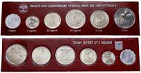 zestaw monet z rocznika 1977 o nominałach: 1, 5,