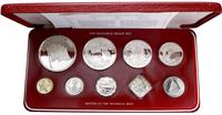 Wyspy Bahama, zestaw monet z rocznika 1977 o nominałach: 1, 5, 10, 15, 20, 50 centów, 1, 2, 5 dolarów