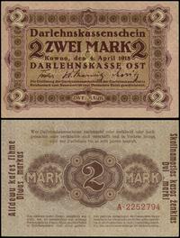 2 marki 4.o4.1918, A.2252794, rzadki, Miłczak K 