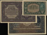 zestaw banknotów inflacyjnych, 10 marek polskich