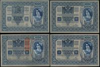 Austria, zestaw banknotów z początku XX wieku