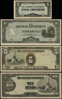 Filipiny, zestaw banknotów okupacyjnych z II Wojny Światowej, 1942-1943