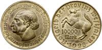 10.000 marek 1923, wybita dla Westfalii, brąz zł