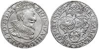 szóstak 1596, Malbork, moneta wycięta z końcówki